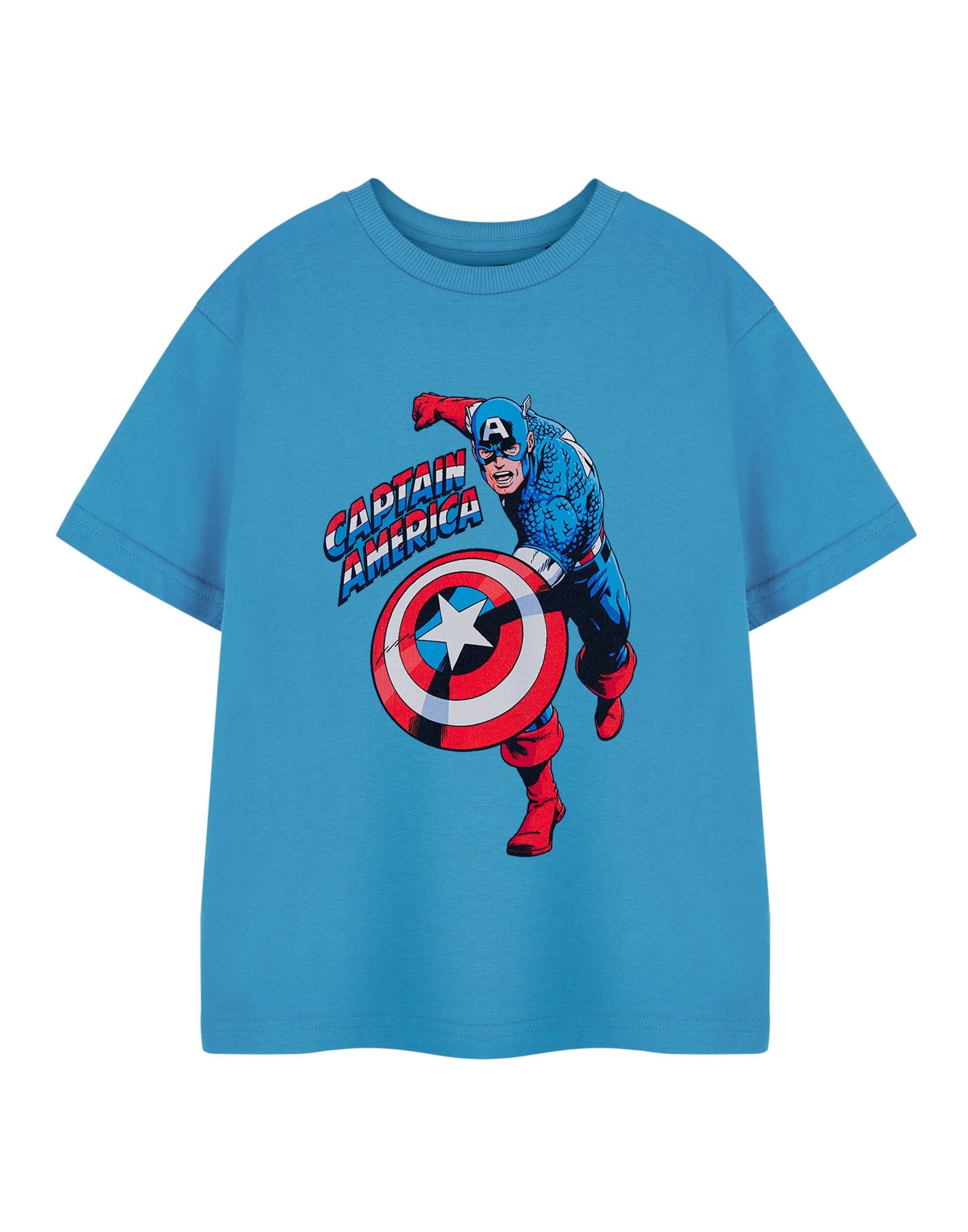T-shirt en coton à manches courtes marvel marron fauve Next | La Redoute