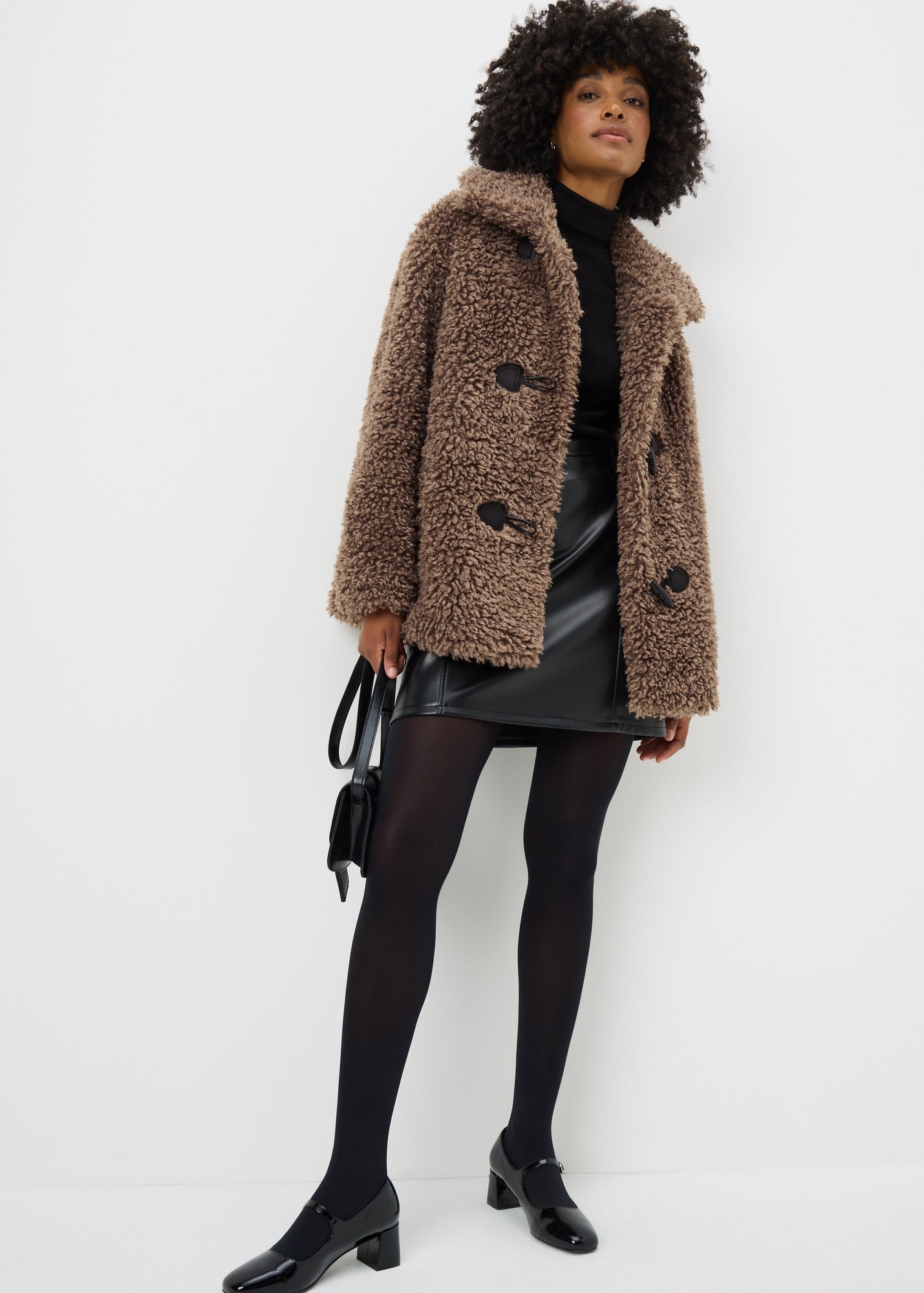 Brown Duffle Coat - 8