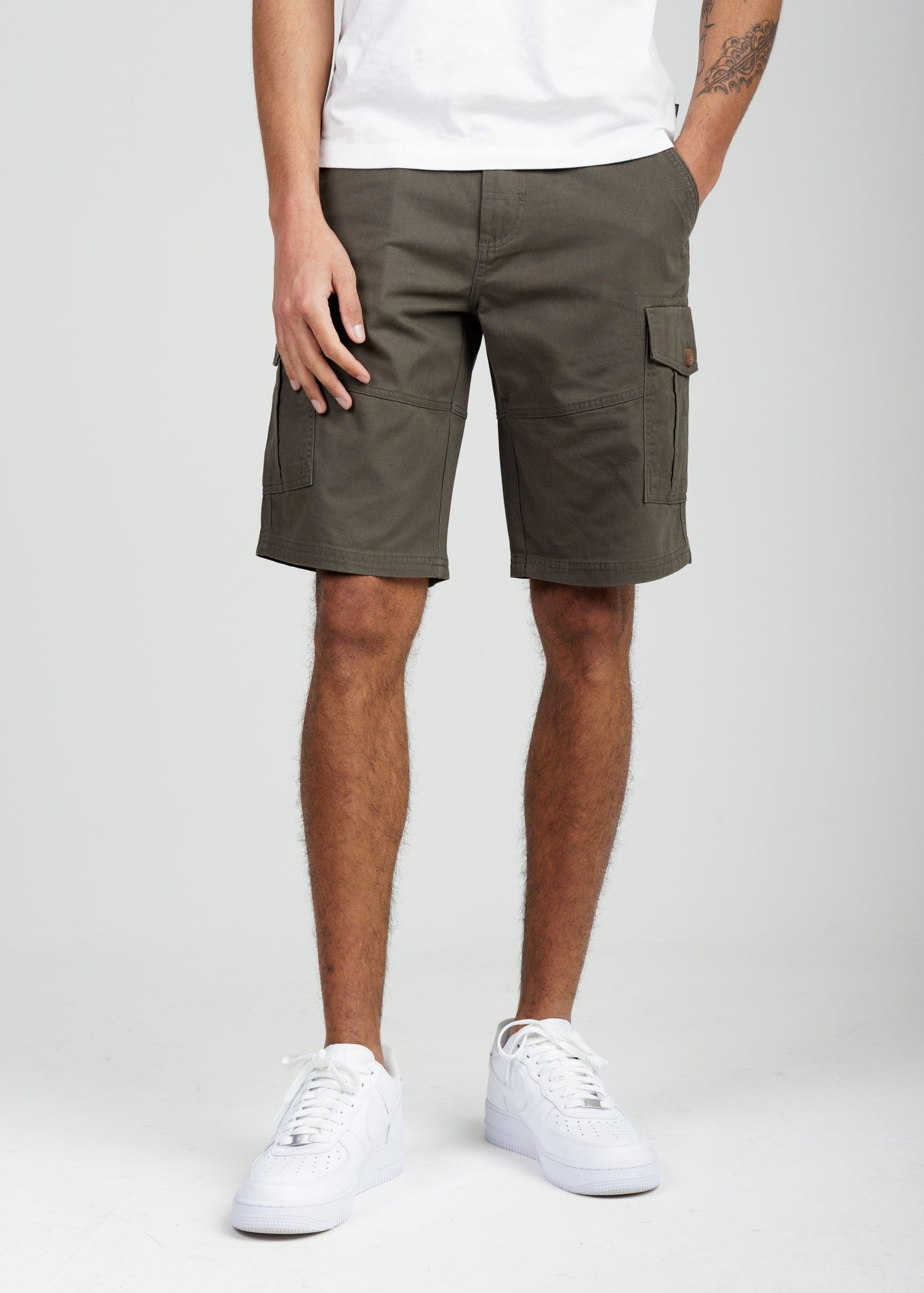 Tokyo Laundry Navy Cotton Cargo Shorts - 2XL | Matalan