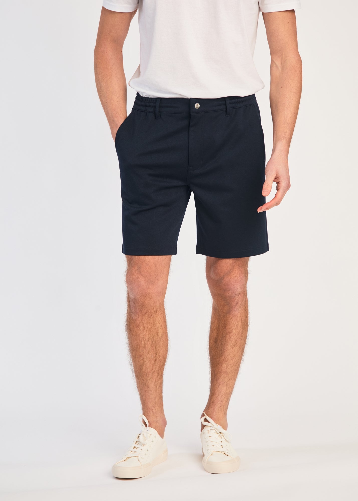 Tokyo Laundry Navy Jersey Shorts with Drawstring - XL | Matalan