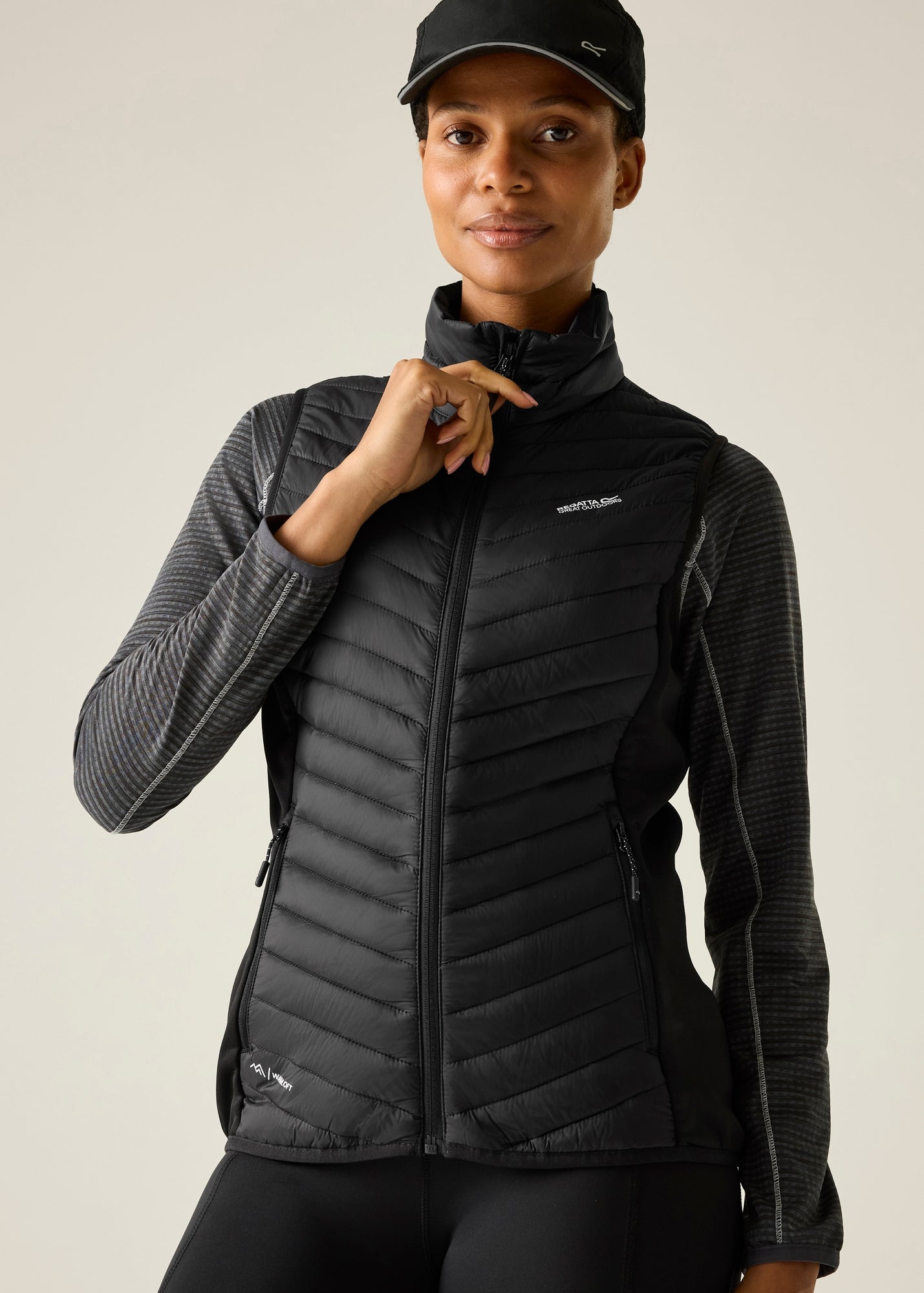 Trespass Mereb Gilet Leggero Donna Softshell - Antivento Con Tasche E Dettagli Riflettenti - 2
