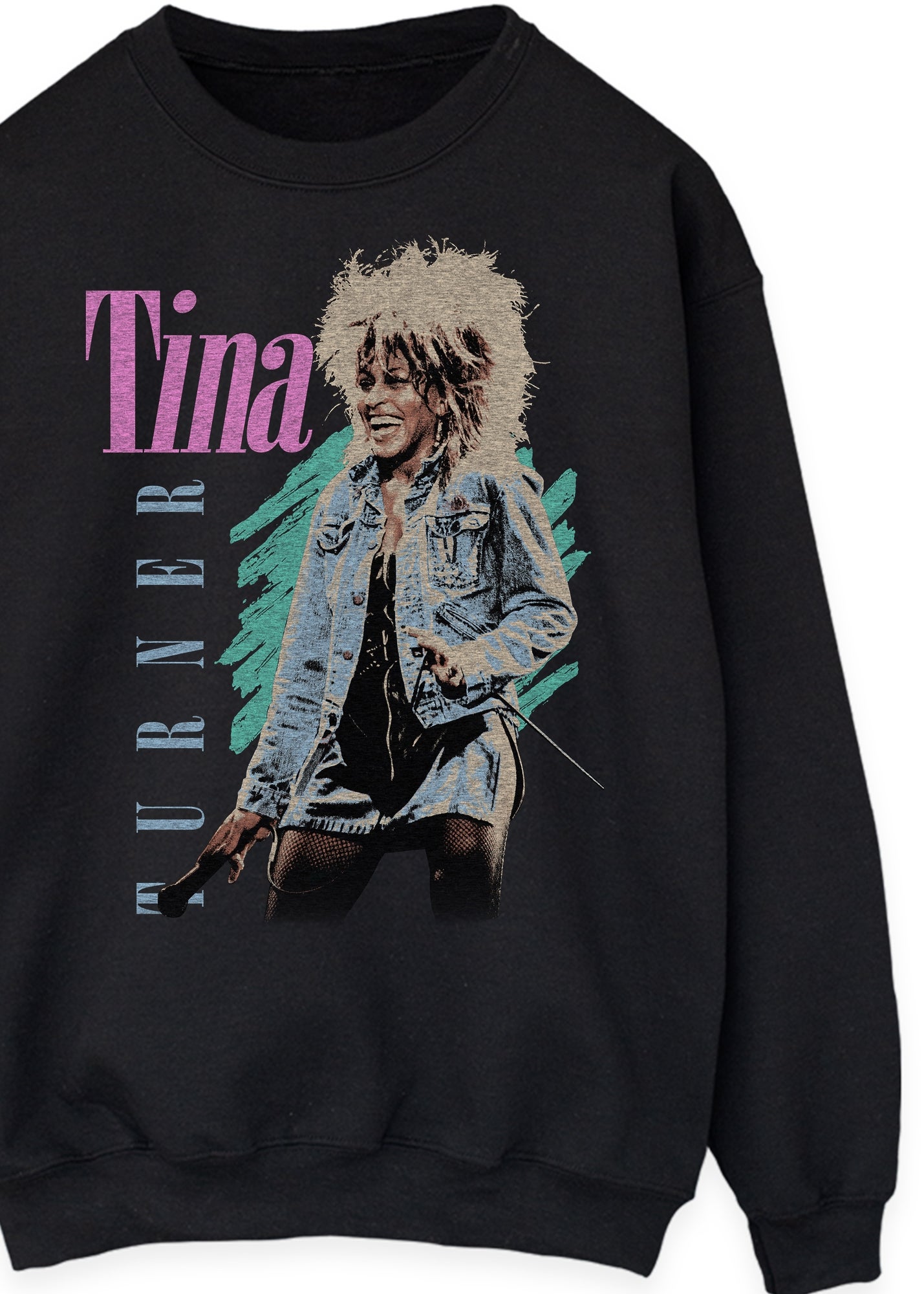 Tina Turner Private Dancer Black Boyfriend Fit T-Shirt - Small 