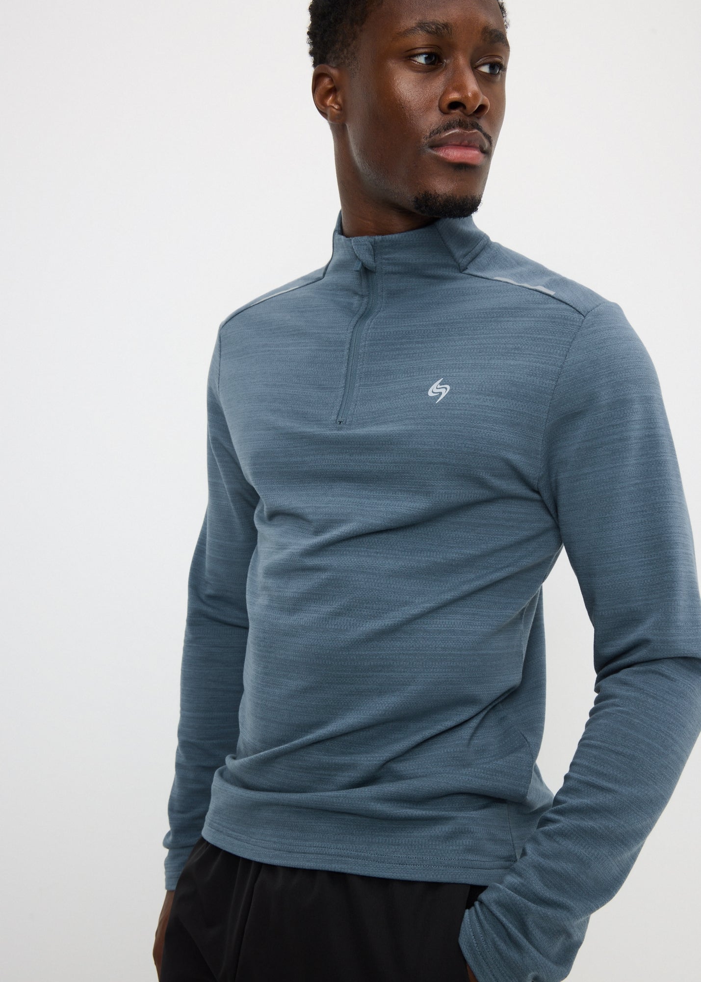 Souluxe 1/4 Zip Long Sleeve Top - S | Matalan