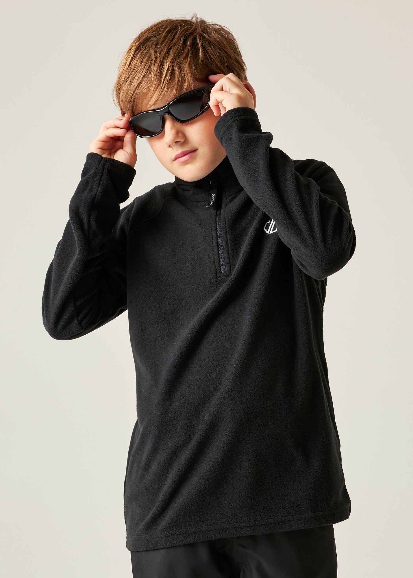 【稀少】Deadstock Black Fleeceシャツ2枚セットBB1 Dare2B Black Kids' Freehand Fleece (Age 3-16 Years) - 14 Yrs | Matalan