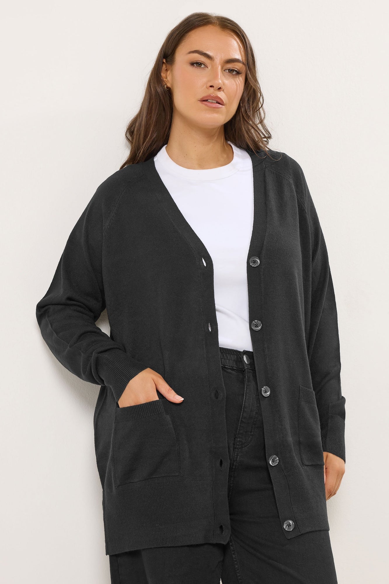 トップス [22AW] Yukisora Cardigan(BLACK) YASHIKI - 【ラスト1点】【22AW】Yukisora Cardigan(BLACK) | Salty