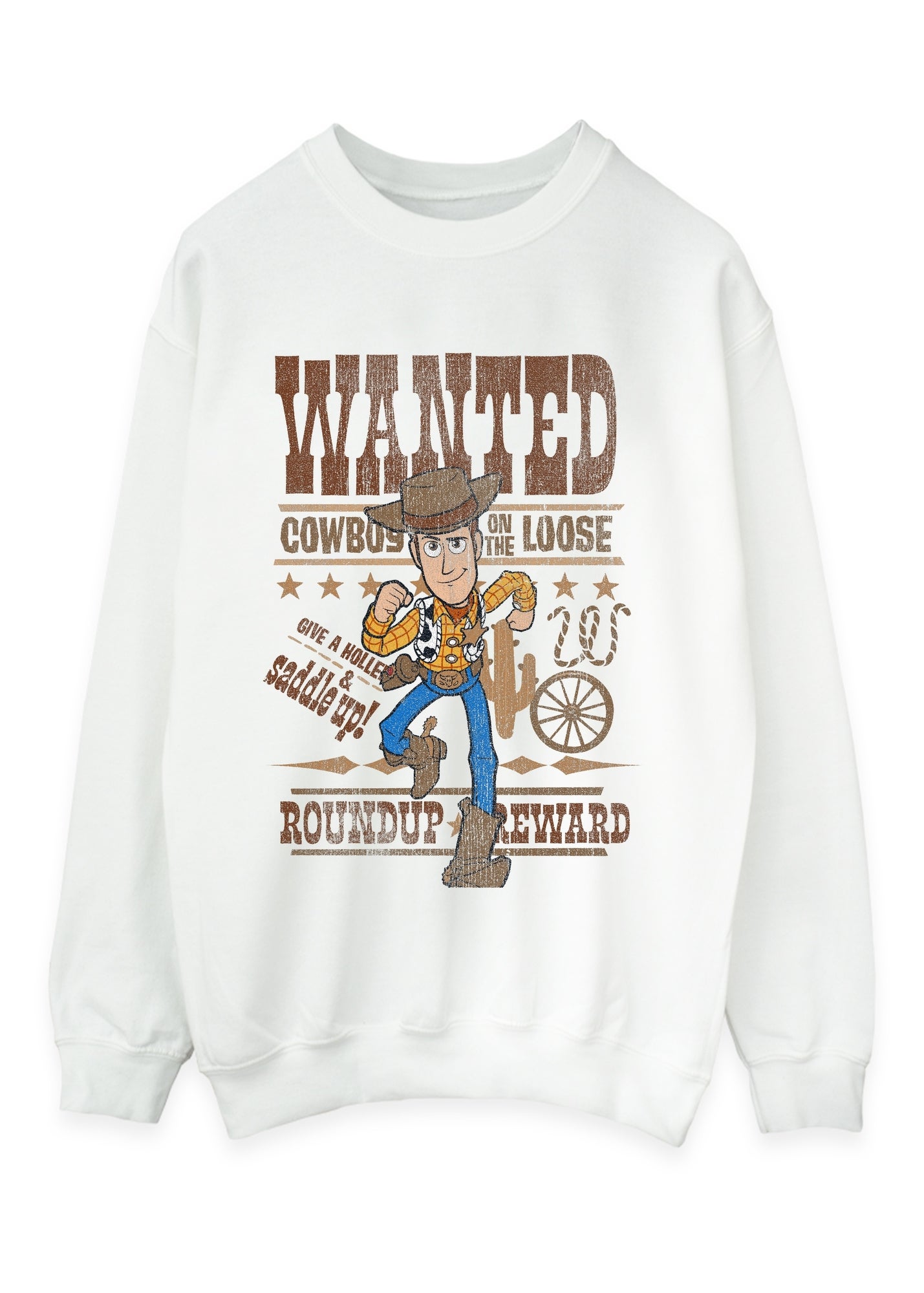 Spiral Galaxy Disney Toy Story Woody Wanted White Graphic