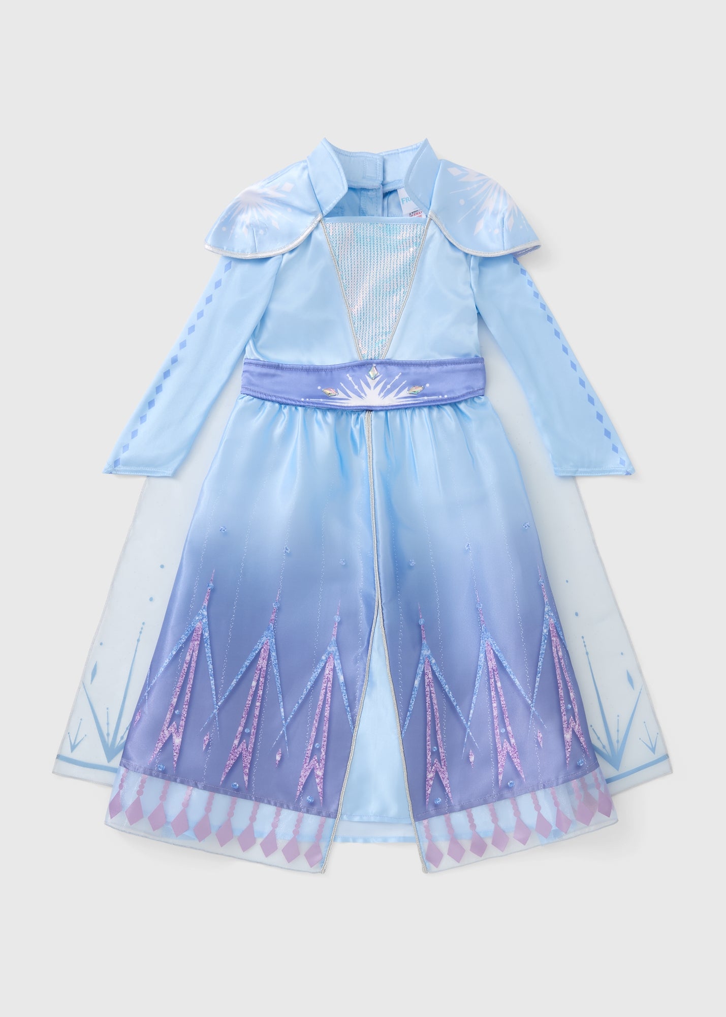 Disney Princess Girls Elsa Fancy Dress Costume (3-9yrs) - Age 6 - 7 Years