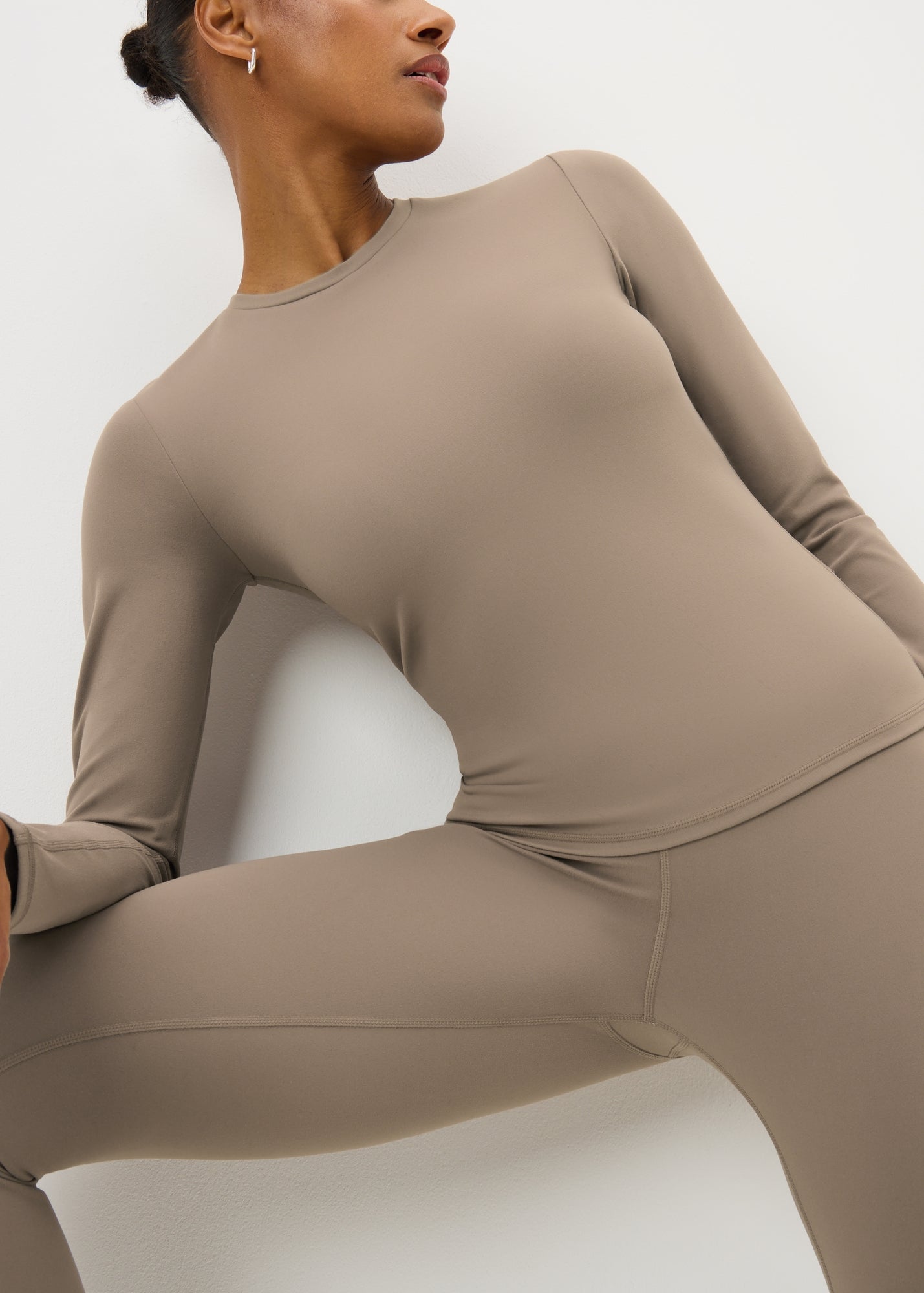 Souluxe Mink Peached Long Sleeve Top - 8 | Matalan