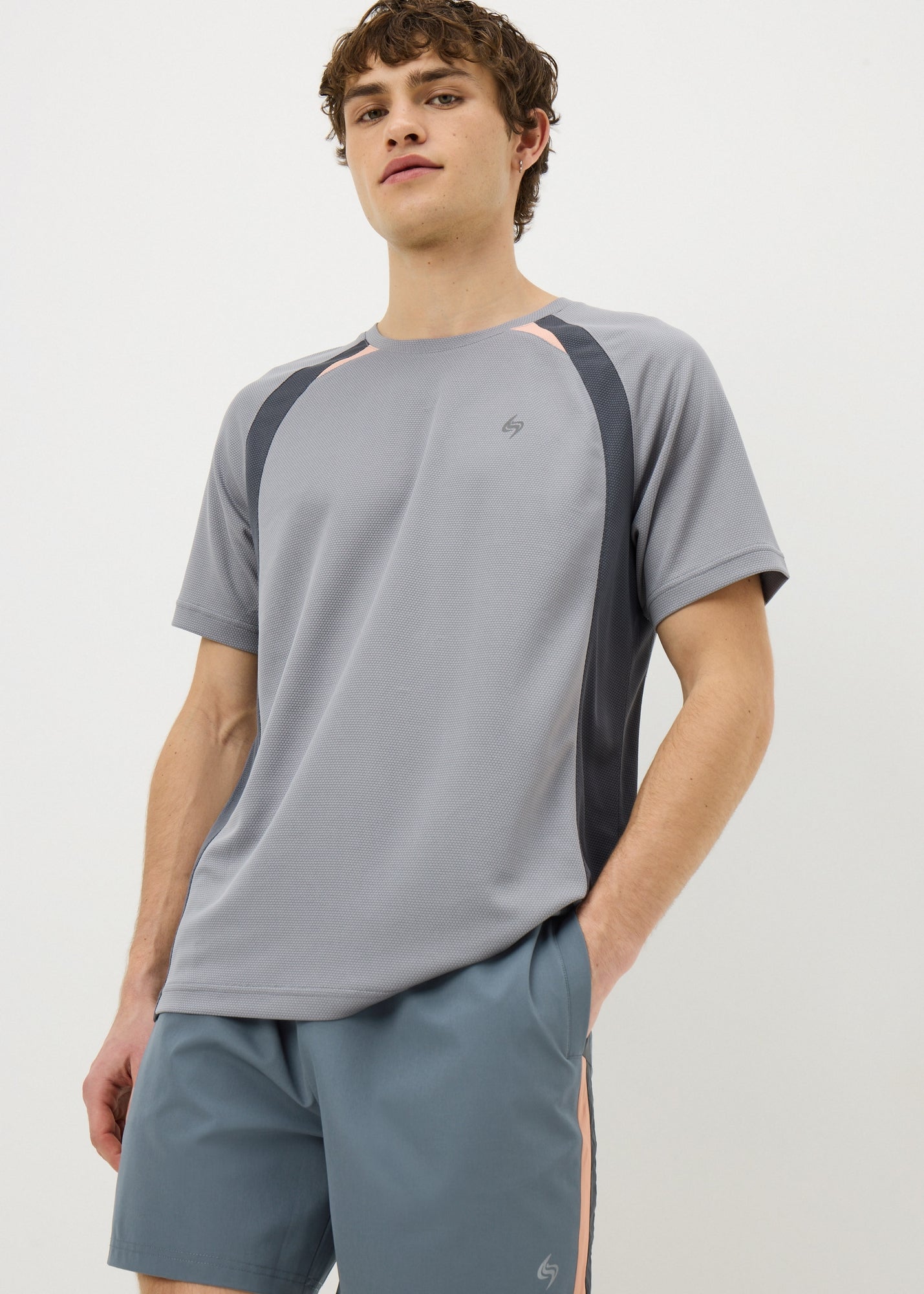 Souluxe Grey Panel Co Ord Shorts - XS | Matalan