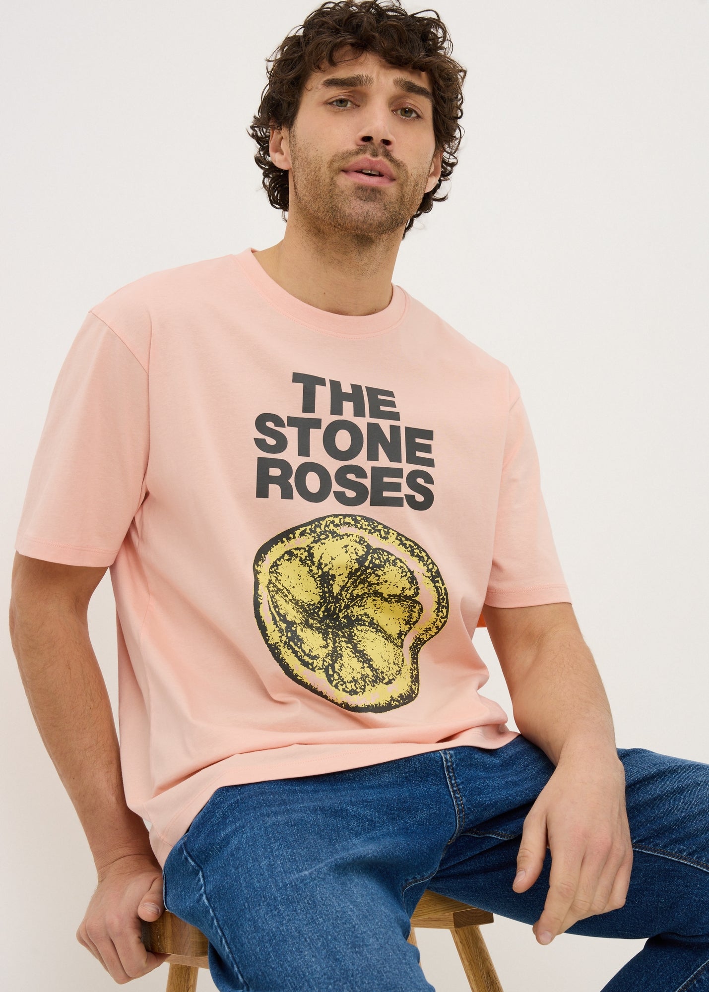Grey Rolling Stones Band T-Shirt - S | Matalan