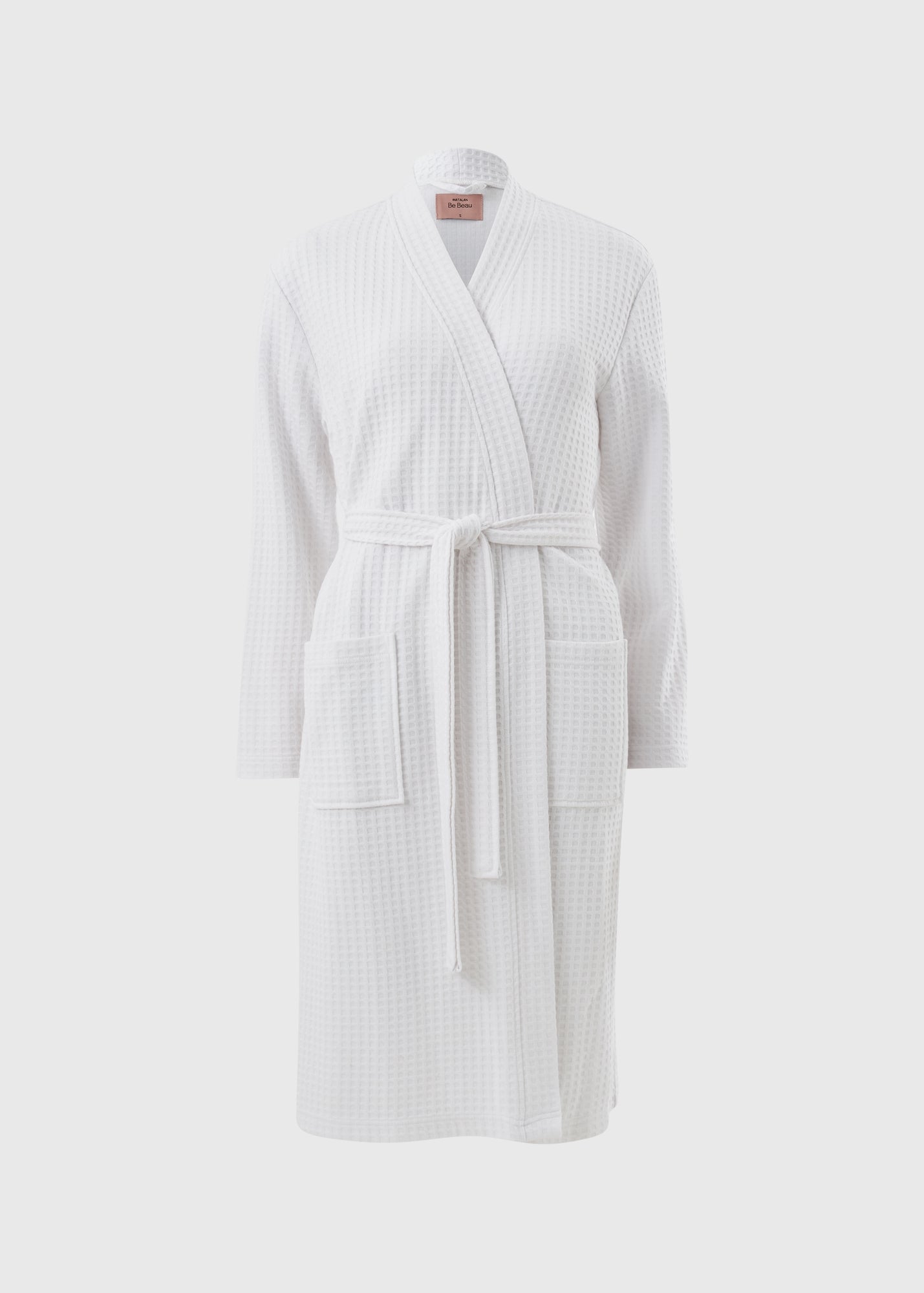 White Waffle Dressing Gown - Extra small