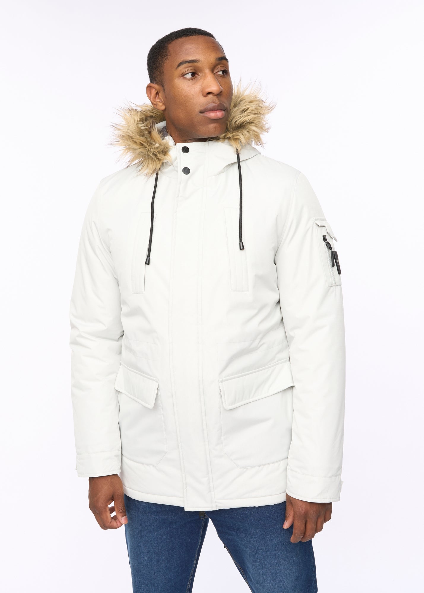 Crosshatch Putty Parkmoore MVE Parka - L
