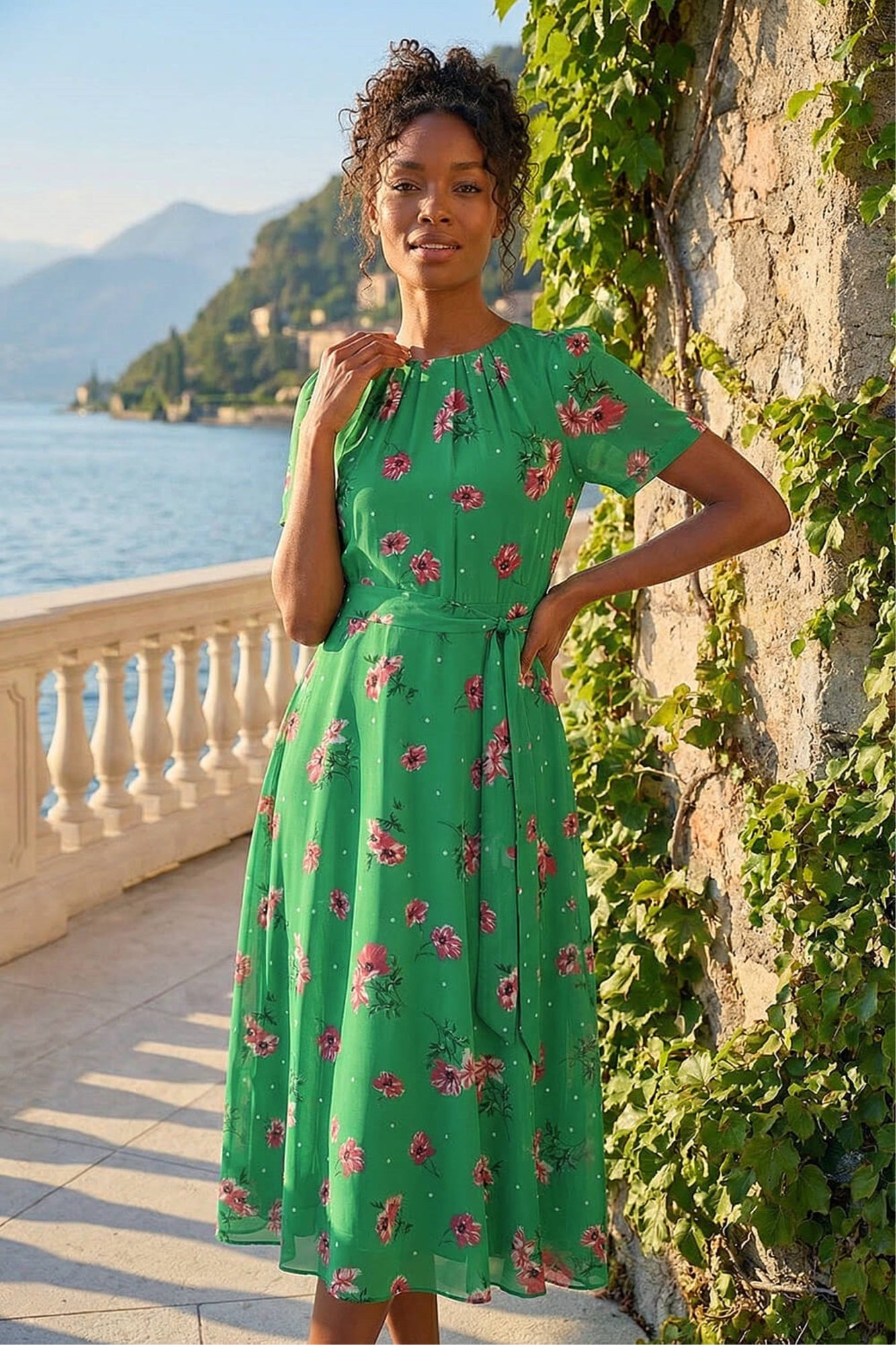 Yours London Curve Magenta Pink Lace Crochet Midi Dress - 26-28 Yours London Curve Magenta Pink Lace Crochet Midi Dress - 26-28