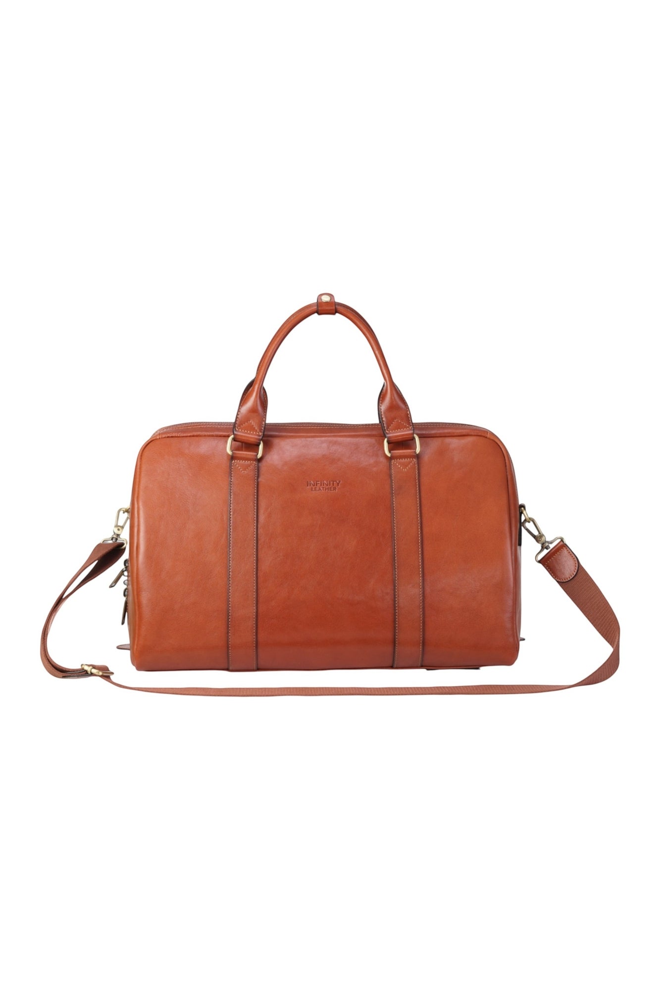 バッグ Conte Max by Navi leather duffle bag バッグ Conte Max by Navi leather duffle bag Leather Duffle Bag in