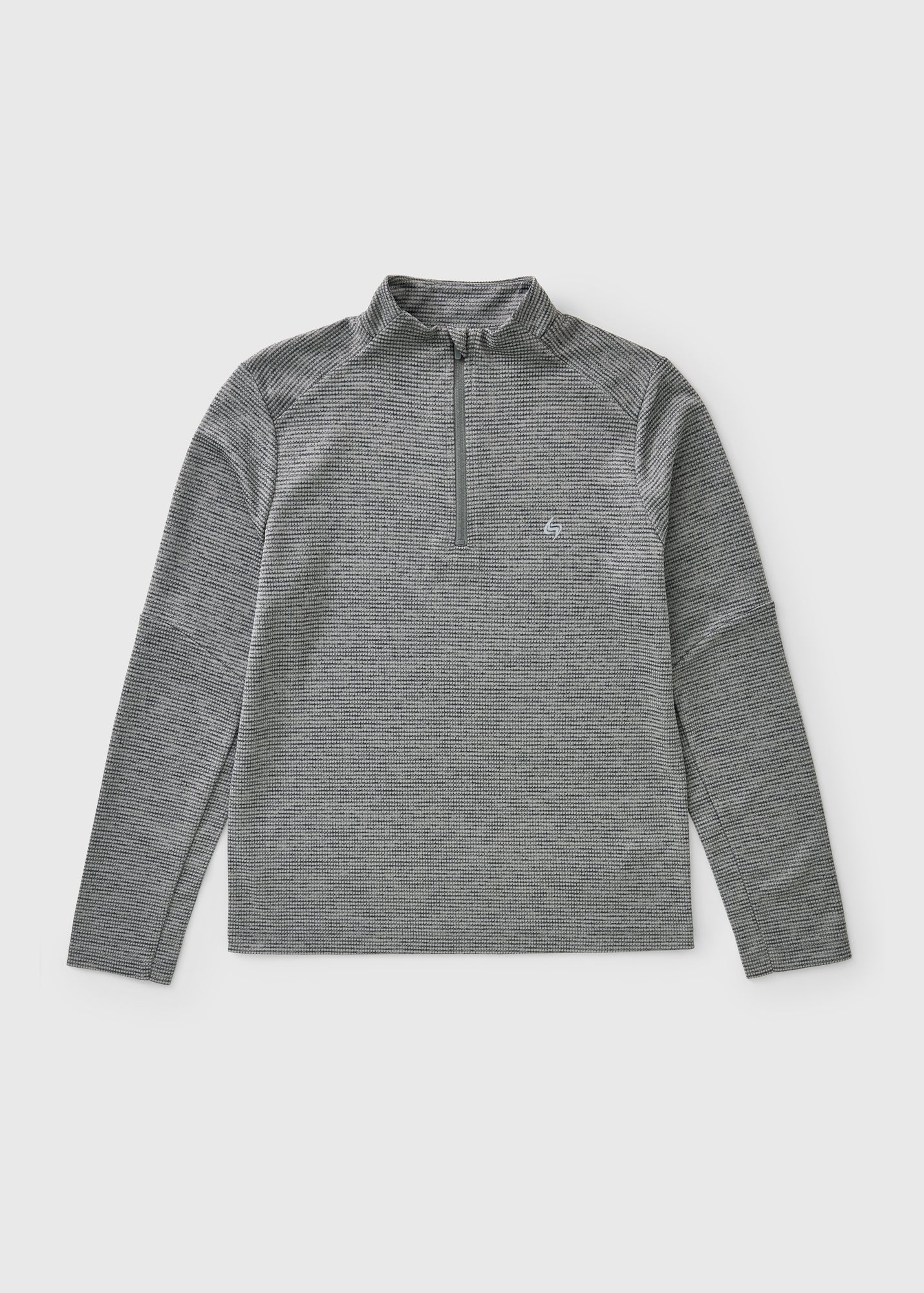 りーやん Boys Grey 1/4 Zip Textured Sweatshirt (7-15yrs) - 7 Yrs | Matalan