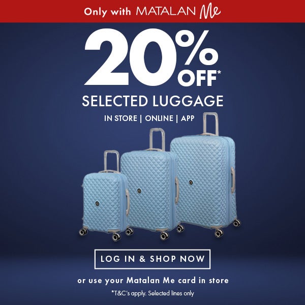 20% Off Luggage with Matalan Me