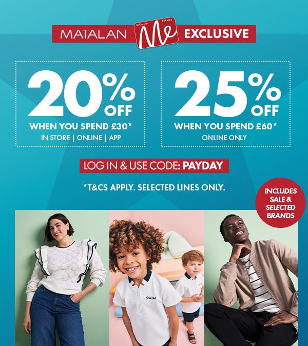 Matalan Me Exclusive Deal of the Week