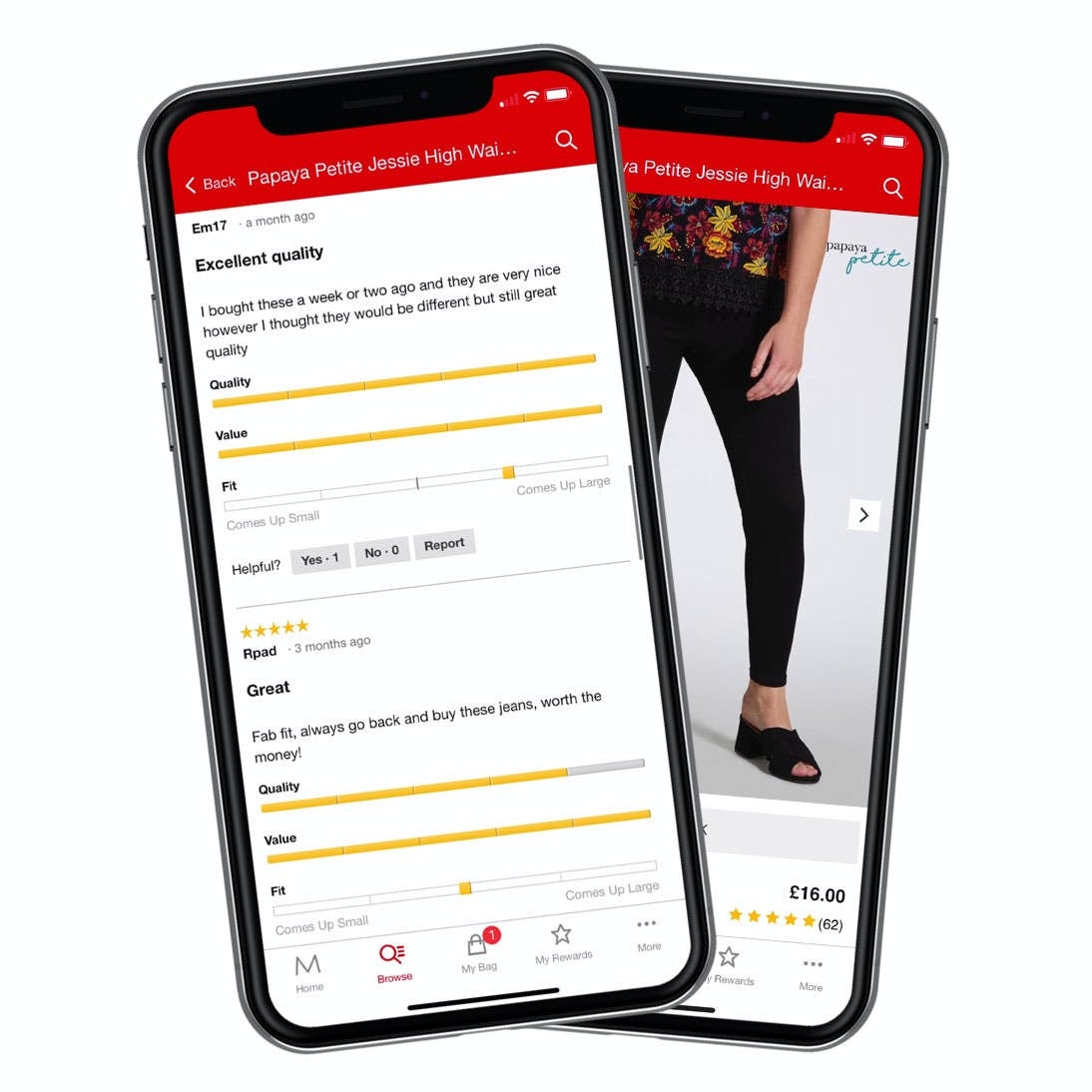 Rate & Review Us Product Quality, Delivery & Service Matalan
