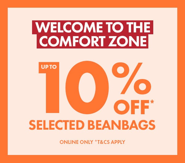 Up To 10% Off* Selected Beanbags