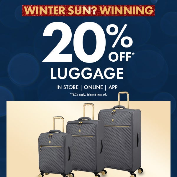 20% Off Luggage