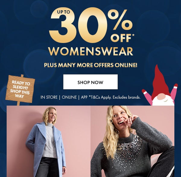 Up To 30% Off*