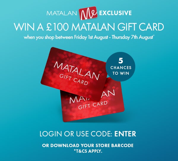 WIN £100 Matalan Gift Card