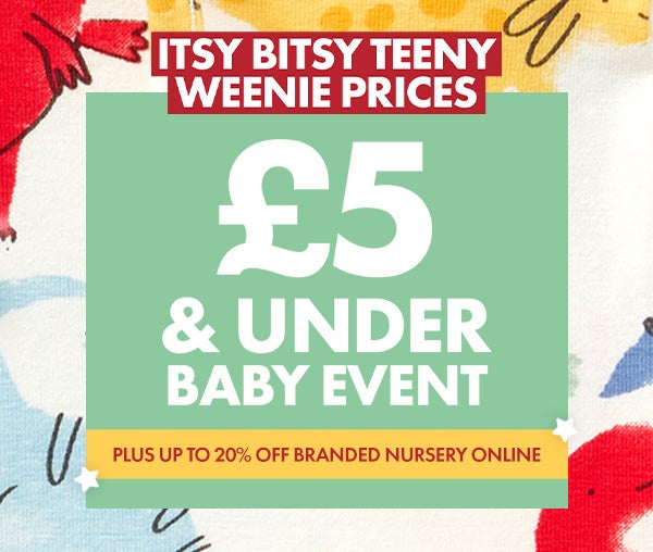 £5 & Under Baby Event