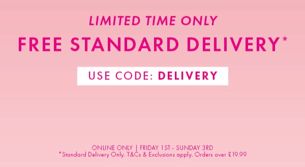 FREE STANDARD DELIVERY