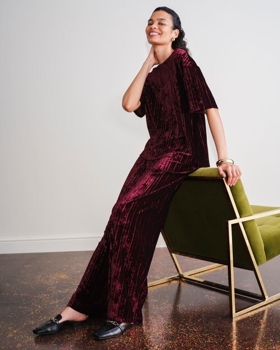 Velvet New Years Outfits