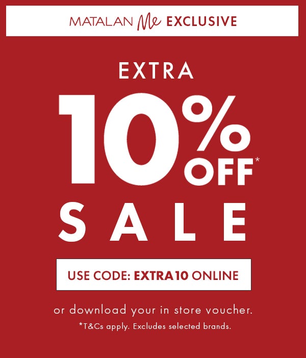 Extra 10% Off Sale