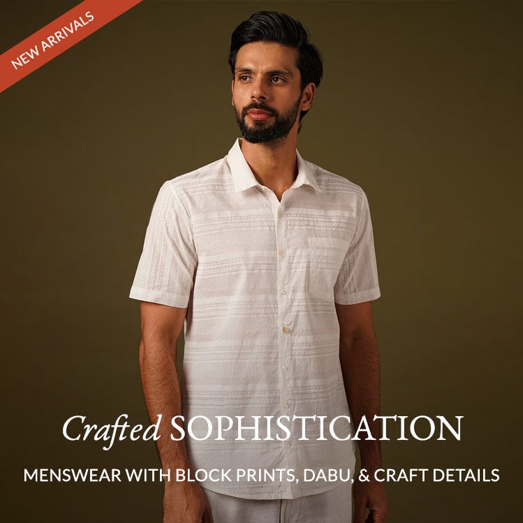Crafted Sophistication - Menswear with Block prints, dabu and craft details